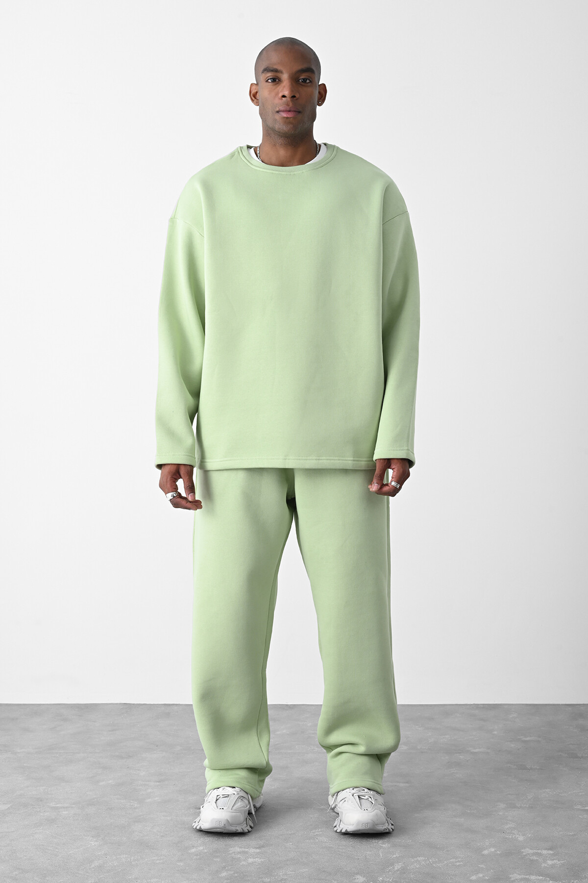 Mint Basic Oversize Sweatshirt